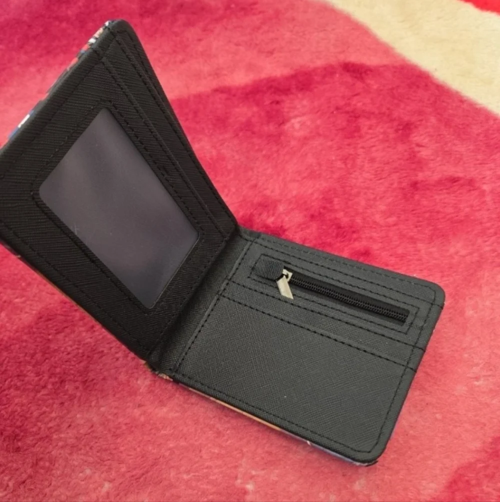 New marvel avengers anime manga leather wallet